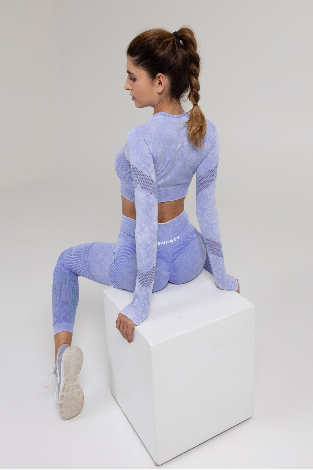 Womens Zenith Cropped Longsleeve Top